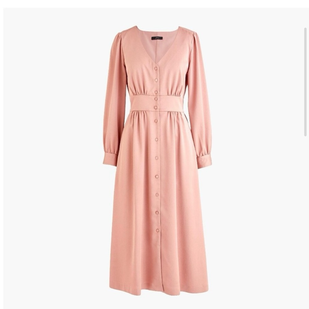 Jcrew Silk Pink Dress